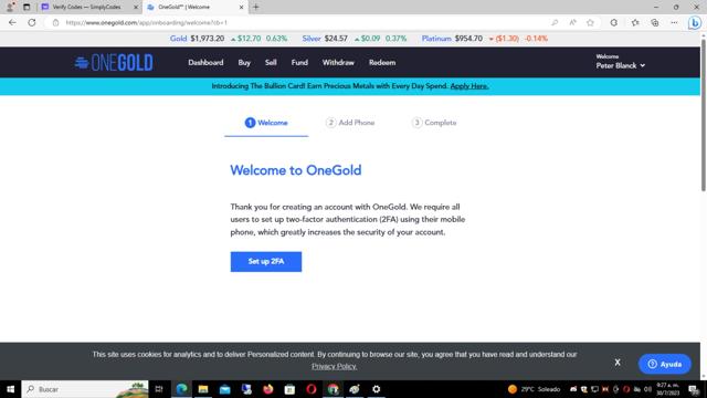 One Gold checkout page showing One Gold promo code box | Screenshot taken by SimplyCodes community member on Jul 30, 2023