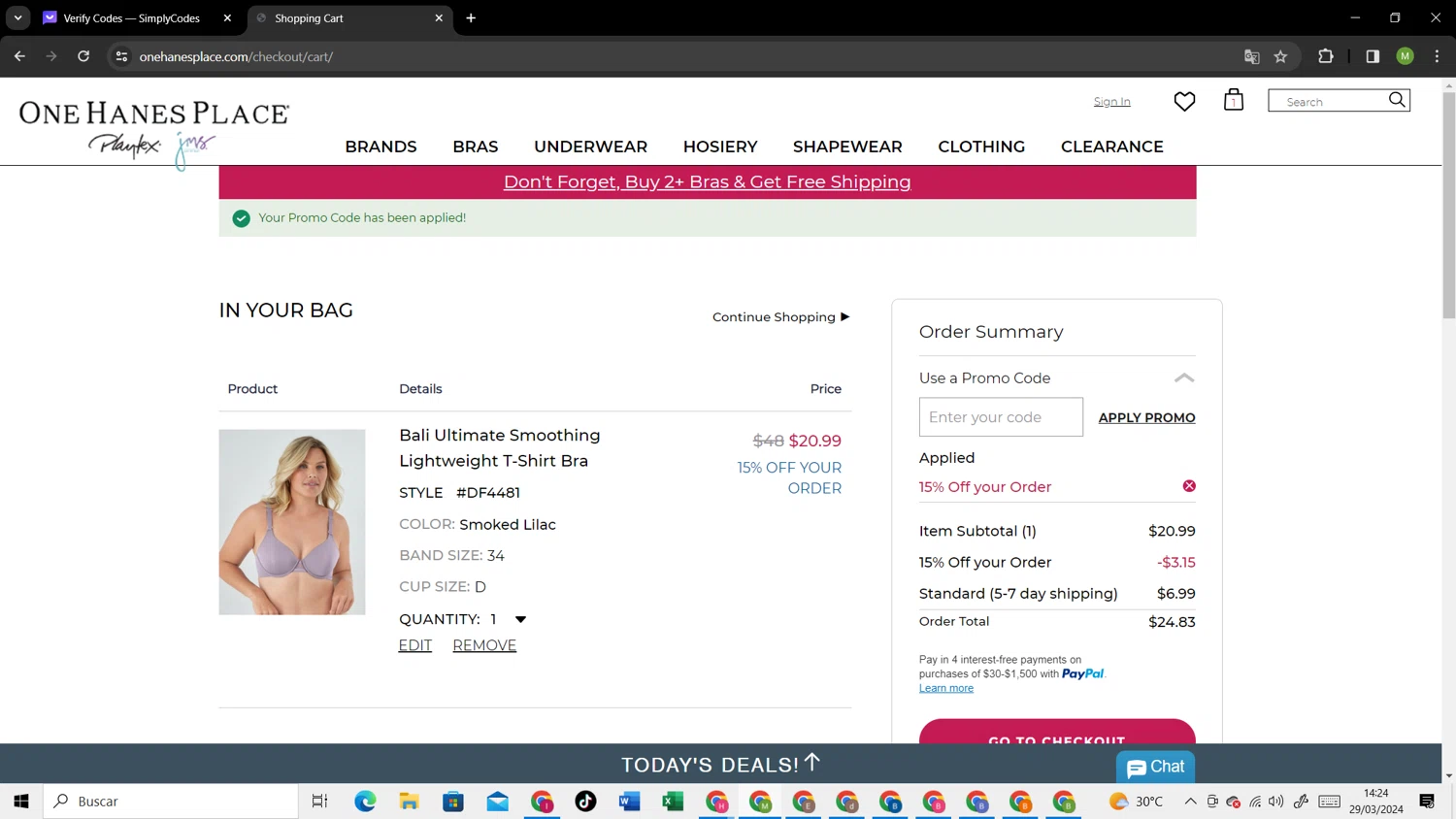 One Hanes Place Promo Codes 15 Off September 2024