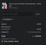 K2KRXNH6 coupon verification screenshot