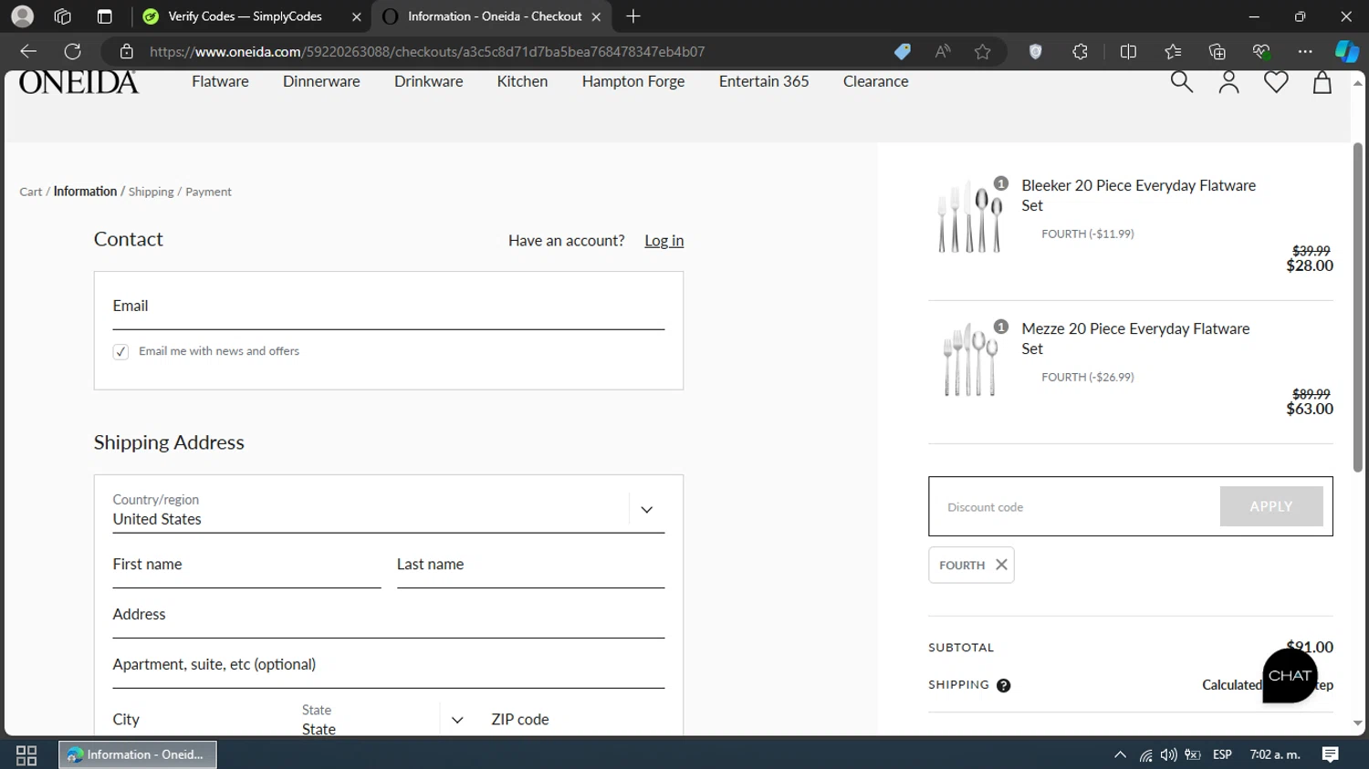 Oneida Promo Codes 30 Off July 2024
