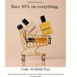 WARMUP30 coupon verification screenshot