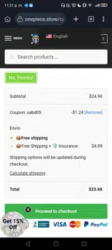 SABD05 coupon verification screenshot