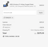 onege10 coupon verification screenshot