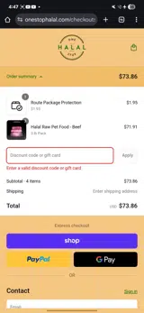 FREEBROTHBONES coupon verification screenshot
