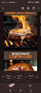 Buy2get1wagyu coupon verification screenshot