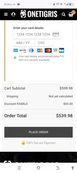 SUMMIT10-EN coupon verification screenshot