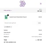 CARLY10 coupon verification screenshot