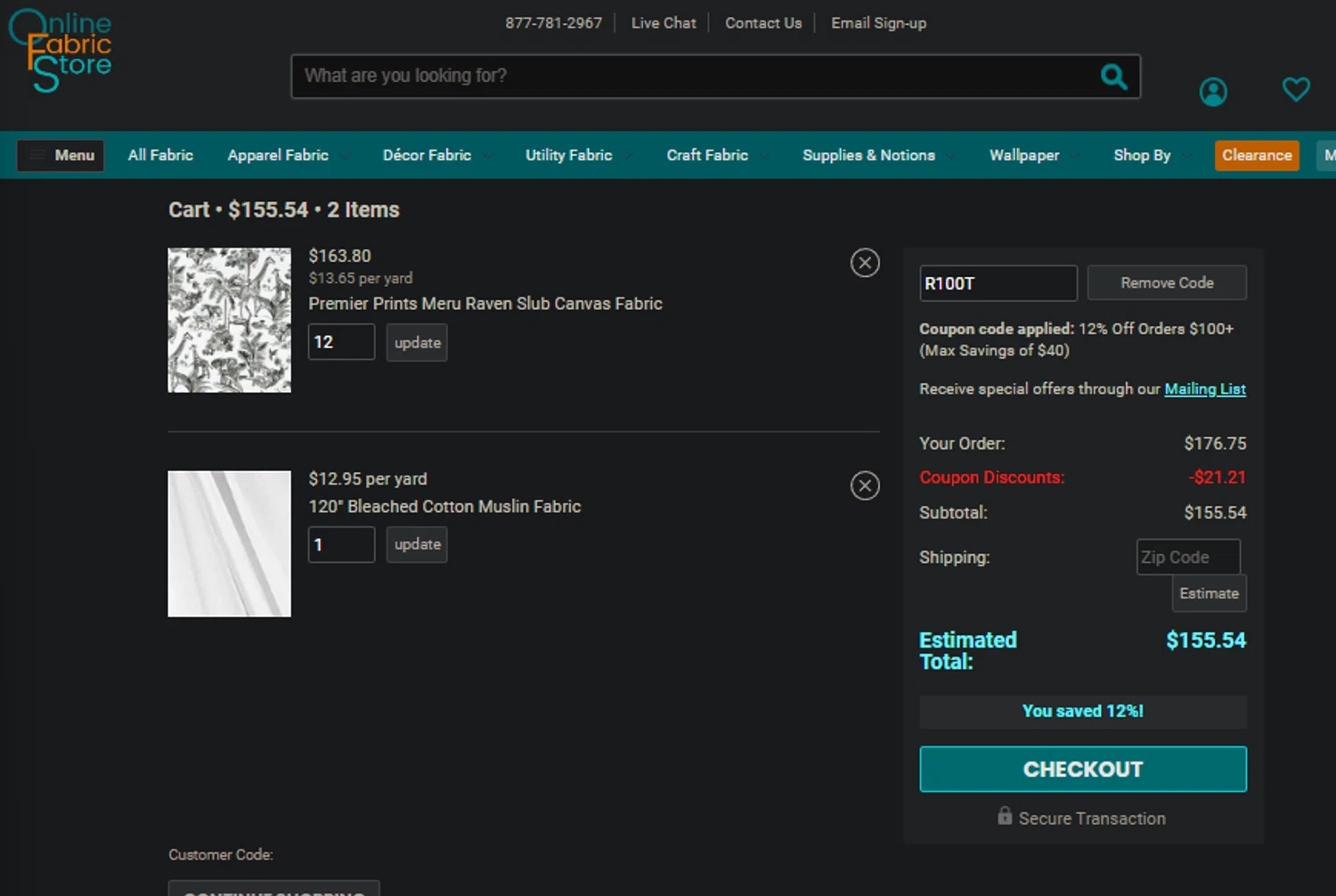 Online Fabric Store Promo Codes 12 Off June 2024