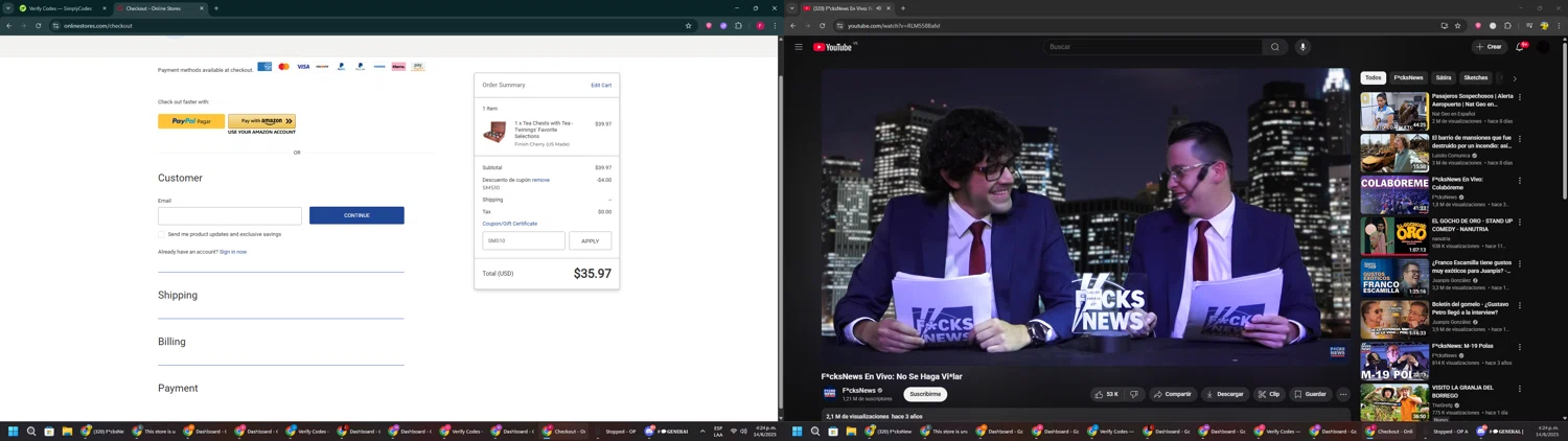 Online Stores coupon code screenshot showing code SMS10 applied at Online Stores checkout page. Uploaded by SimplyCodes community member ExtraordinaryVirtuoso281 on Jun 14, 2025