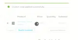 WOMEN2025 coupon verification screenshot