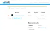 WOMENS coupon verification screenshot