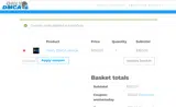 WOMEN2025 coupon verification screenshot