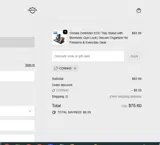 conn45 coupon verification screenshot