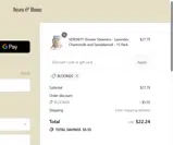 BLOOM20 coupon verification screenshot