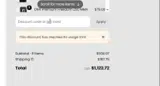 ONX Sports coupon verification screenshot