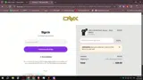 ONX Sports coupon verification screenshot