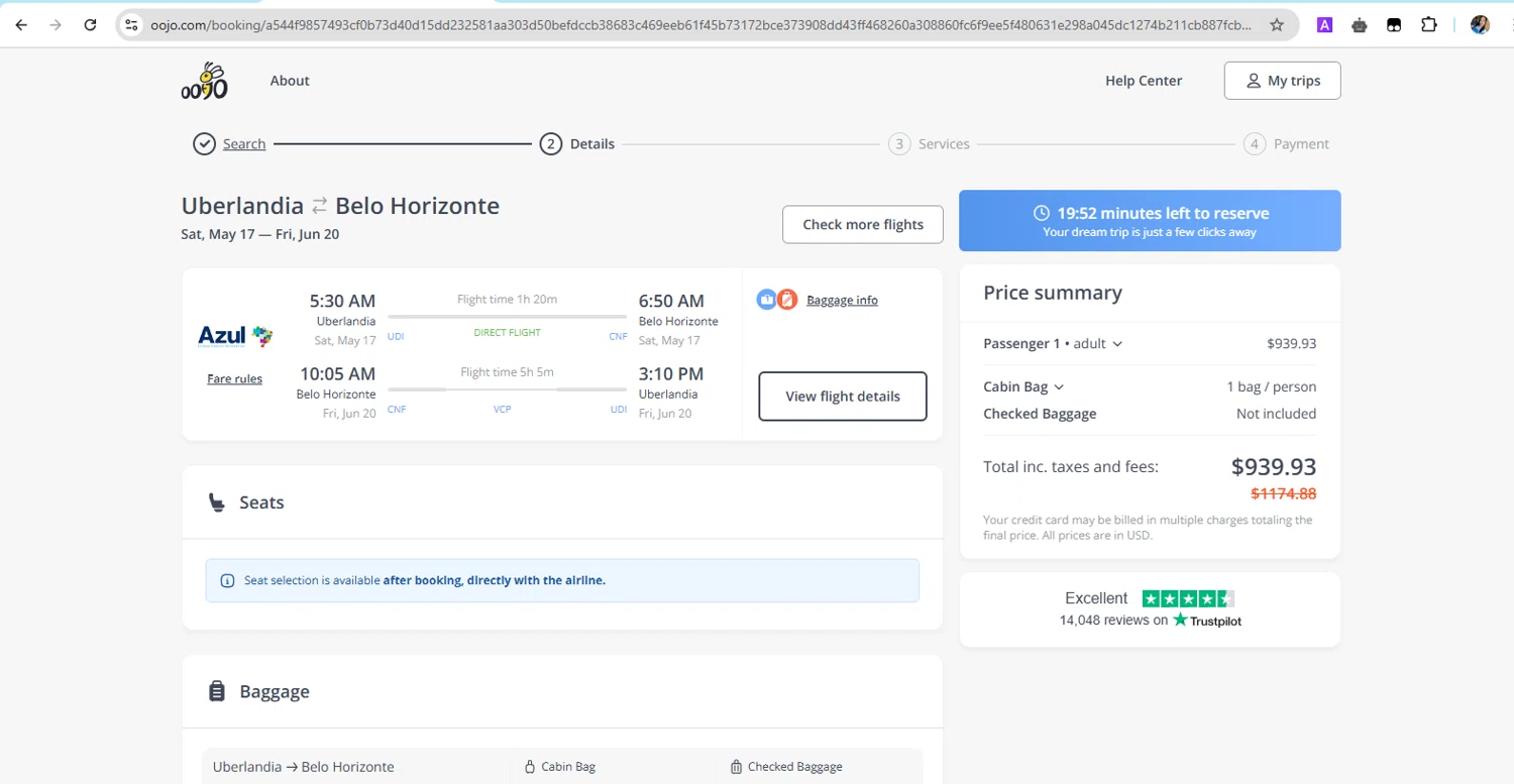 Oojo coupon code screenshot showing code WELCOME129 applied at Oojo checkout page. Uploaded by SimplyCodes community member YHLQMDLGN on May 9, 2025