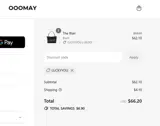 ooomay coupon verification screenshot