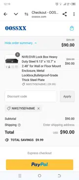NWS795EFA8ME coupon verification screenshot