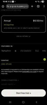 Donata30 coupon verification screenshot
