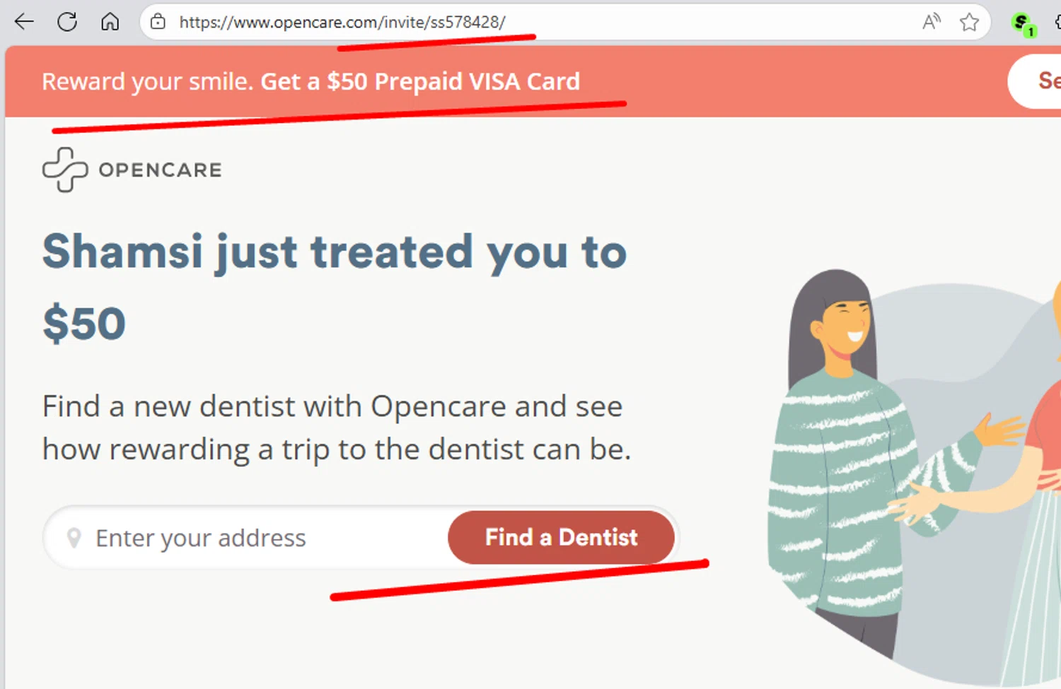Opencare promo code screenshot showing code ss578428 applied at Opencare checkout page. Uploaded by SimplyCodes community member paola49520 on Oct 7, 2025