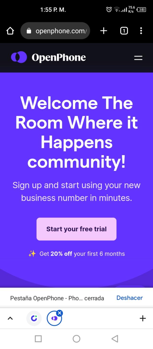 OpenPhone checkout page showing OpenPhone coupon code box | Screenshot taken by SimplyCodes community member on Oct 2, 2022