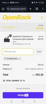 ShareASale coupon verification screenshot