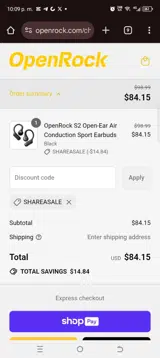 ShareASale coupon verification screenshot