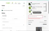 O.penVAPE coupon verification screenshot