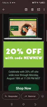 O.penVAPE coupon verification screenshot