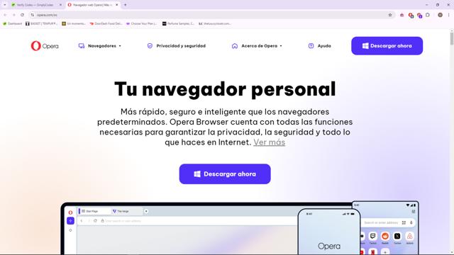 Opera checkout page showing Opera promo code box | Screenshot taken by SimplyCodes community member on Oct 28, 2024