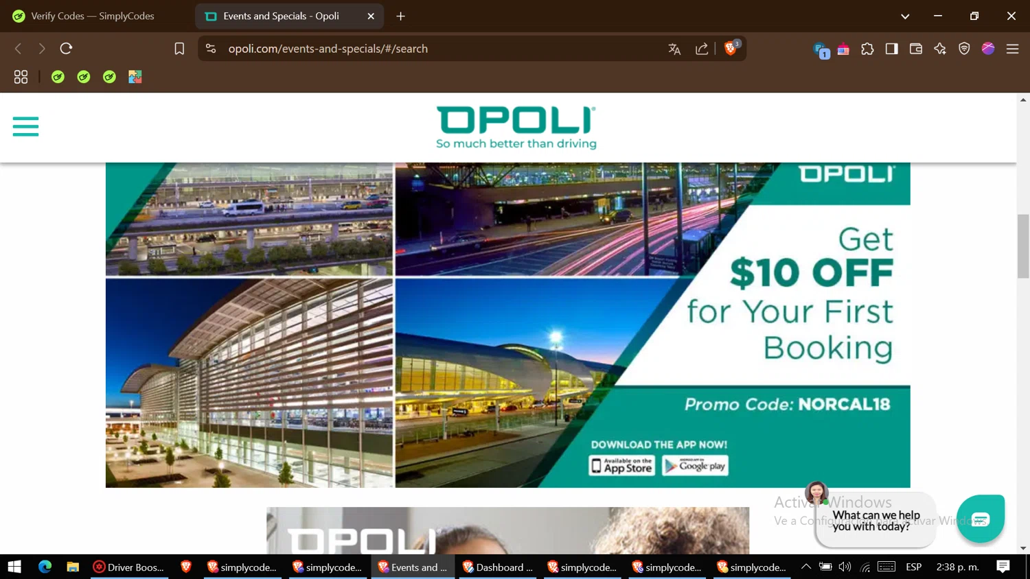 Opoli checkout page showing Opoli promo code box | Screenshot taken by SimplyCodes community member on Feb 19, 2025