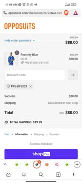 PRE-BF2024 coupon verification screenshot