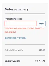 OptiBac Probiotics US coupon verification screenshot