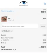 EUGENIA10 coupon verification screenshot