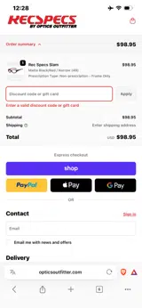 SAVE25E coupon verification screenshot
