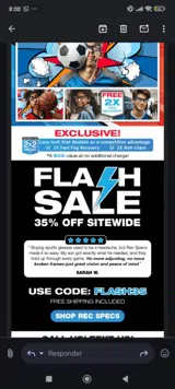 flah35 coupon verification screenshot