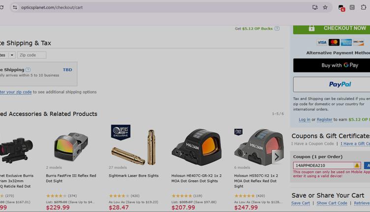 Optics Planet Promo Code - $80 Off (30 Verified) Dec 2025