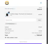 OPTIWIZEDOG10 coupon verification screenshot