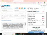 Opus Virtual Offices coupon verification screenshot