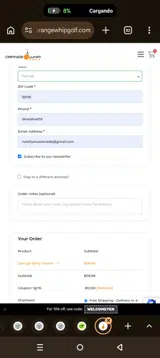 TGR10 coupon verification screenshot