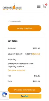 Dana10 coupon verification screenshot