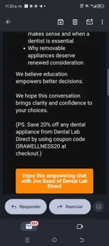 ORAWELLNESS20 coupon verification screenshot