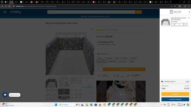 Orbisify checkout page showing Orbisify promo code box | Screenshot taken by SimplyCodes community member on Jun 17, 2024