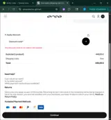 EXTRA20 coupon verification screenshot