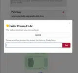 IWC15 coupon verification screenshot