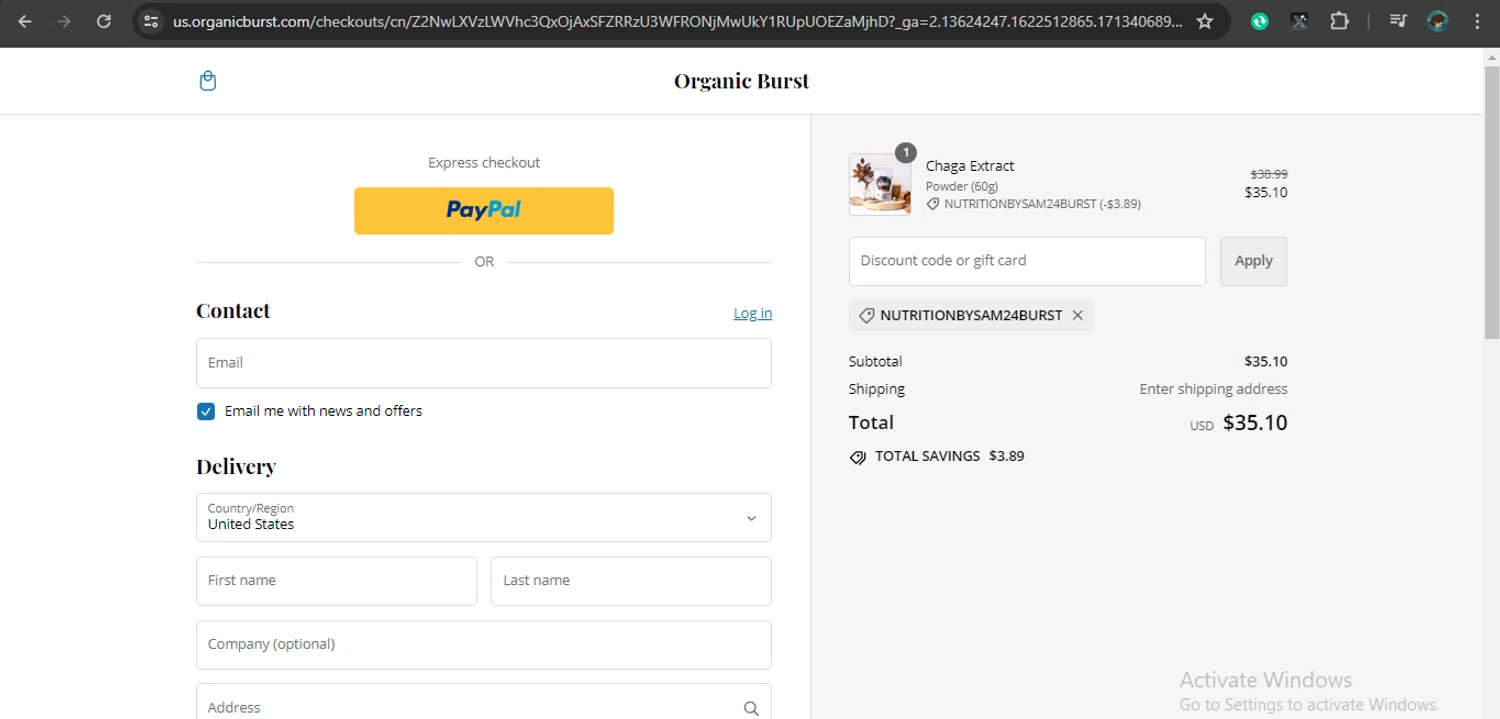 Organic Burst Discount Codes 20 Off September 2024