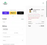 Organic India coupon verification screenshot