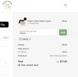 CARLOS coupon verification screenshot