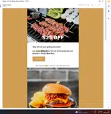 GRILL25 coupon verification screenshot